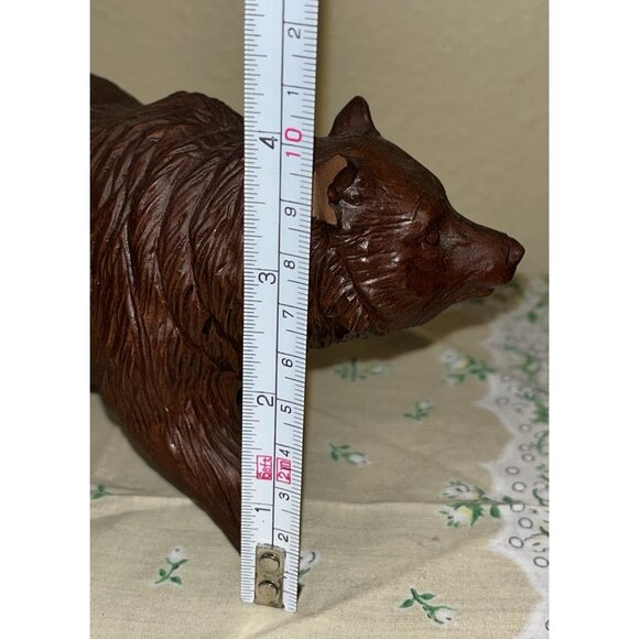 2 Red Mill Bear Sculpture Figurines Brown Grizzle Cabin Decor 7.5" 4" READ - Picture 10 of 13